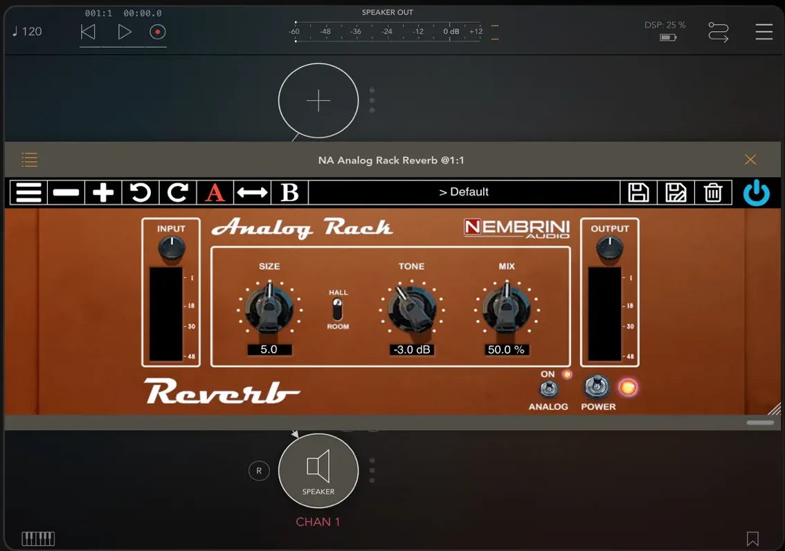Analog Rack Reverb by Nembrini Audio
