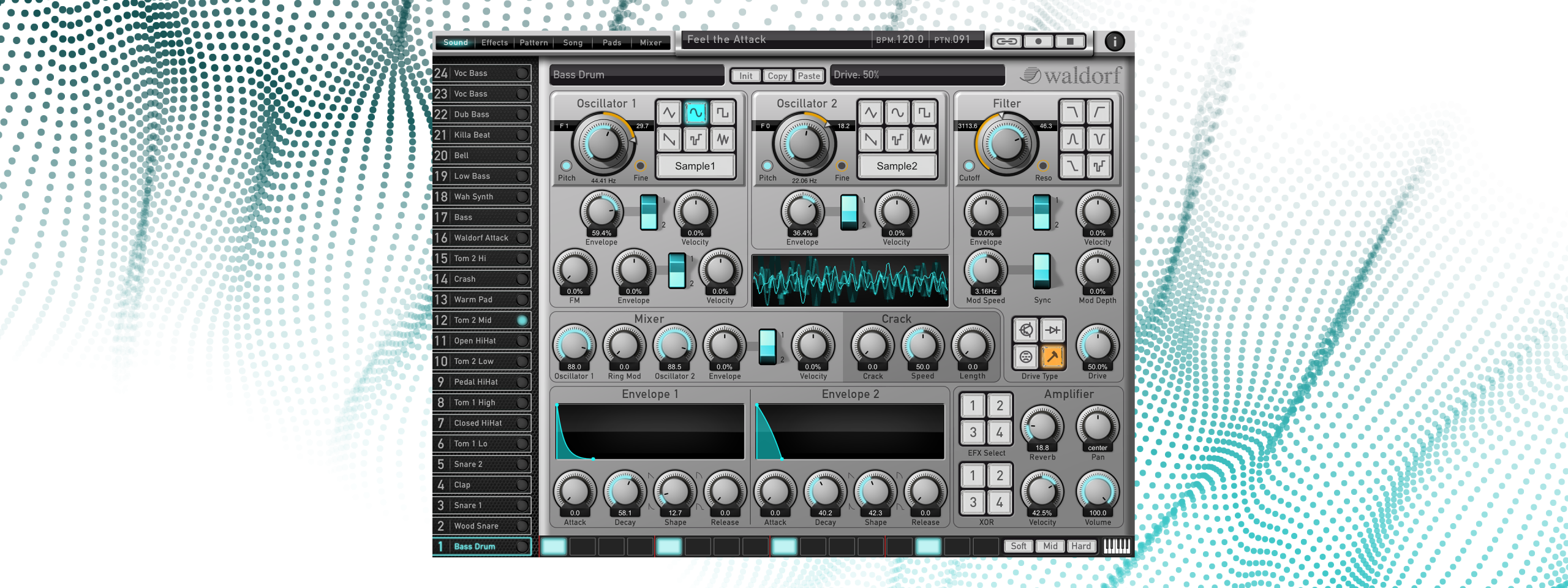 Attack Drums by Waldorf Music