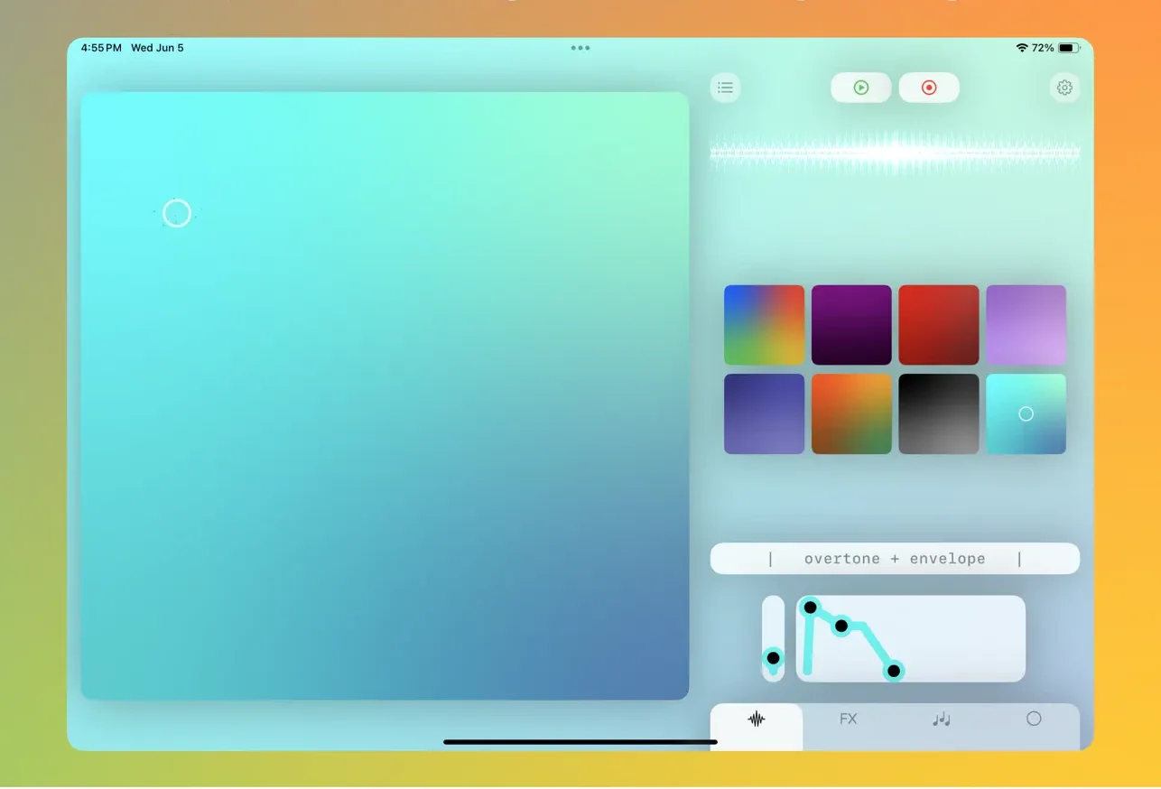 Gradient Synth by Apps Are Fun LLC screenshot