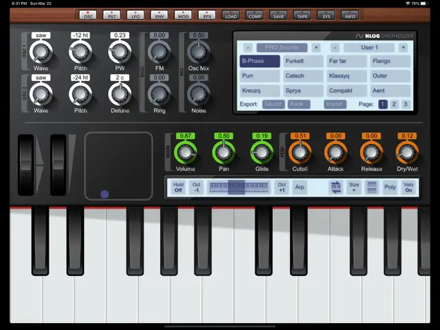 NLogSynth PRO by tempo rubato