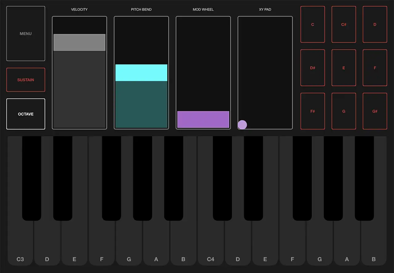 KeyPad by discoDSP screenshot