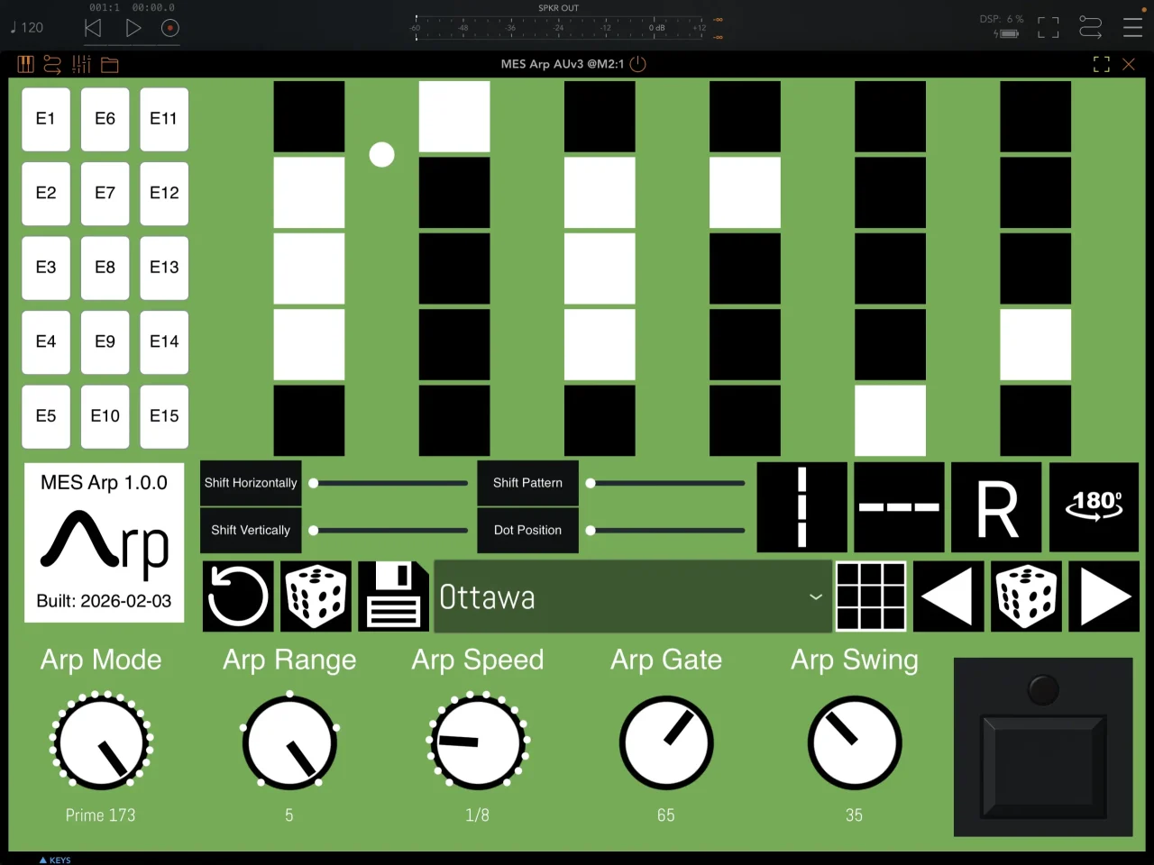MES Arpeggiator by Make Electronic Sound screenshot