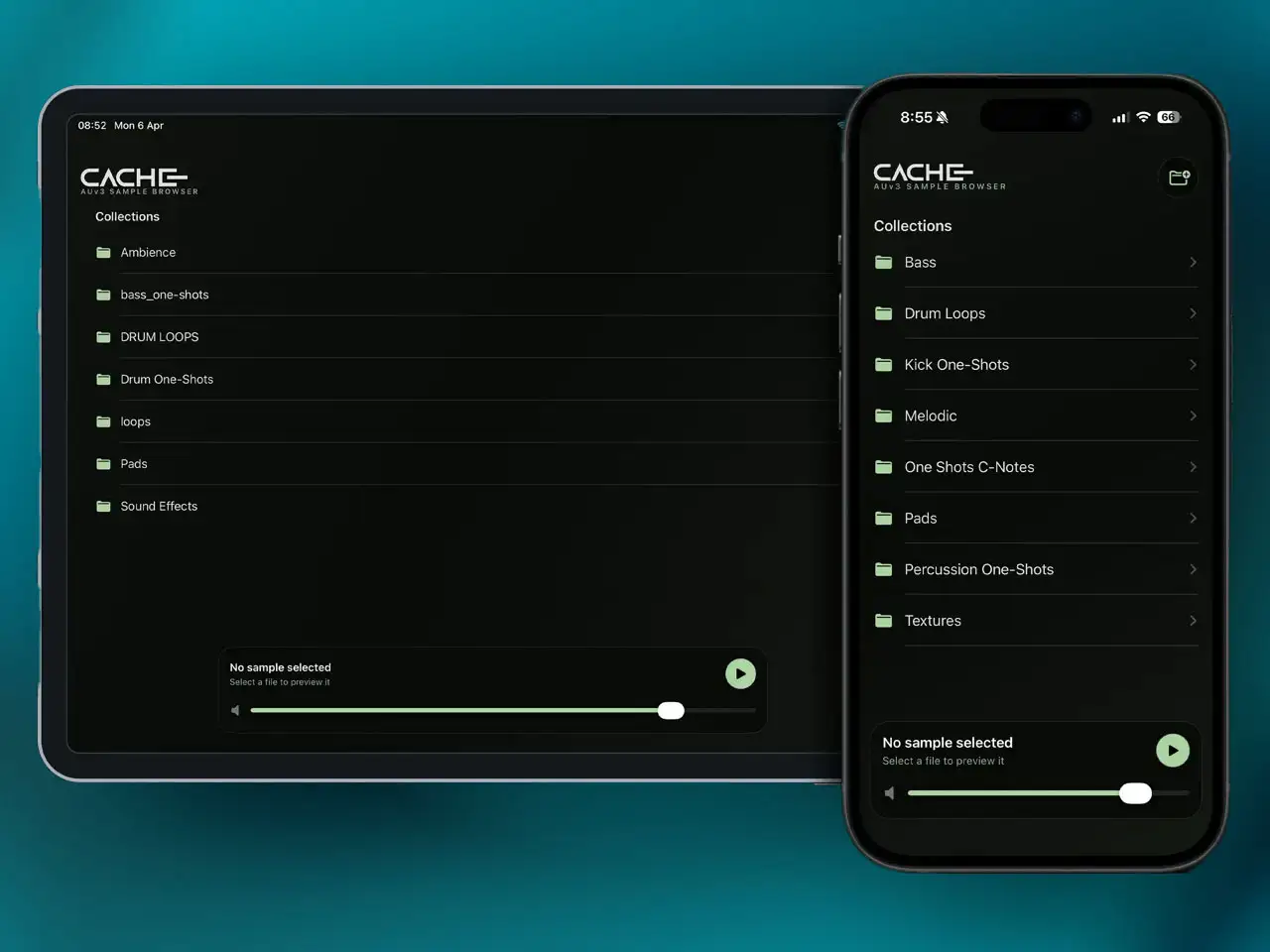 Cache – AUv3 Sample Browser by Lewis Gareth K Le Val