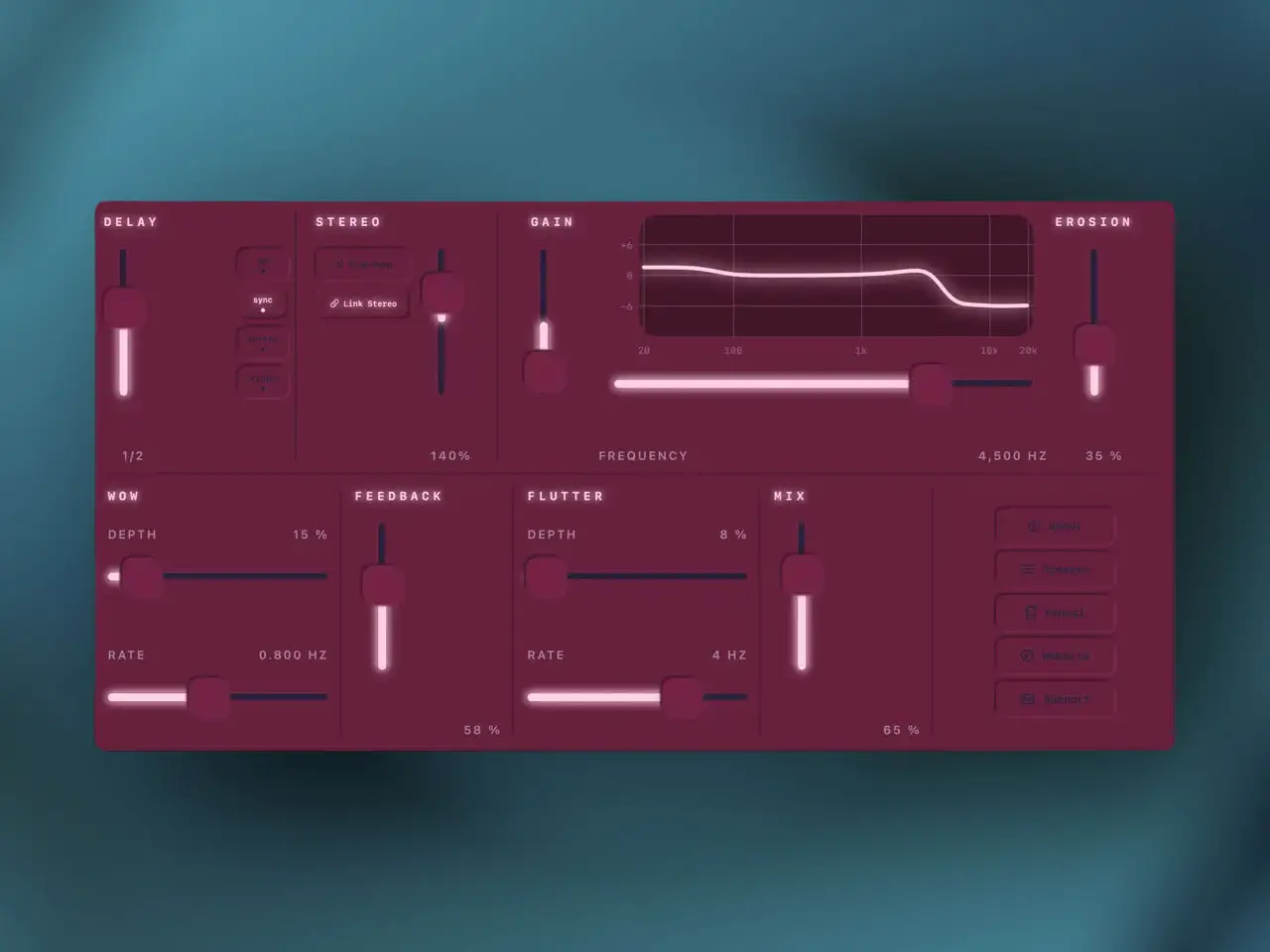 DAHLIA Tape Delay- The AUv3 Tape Echo That Breathes