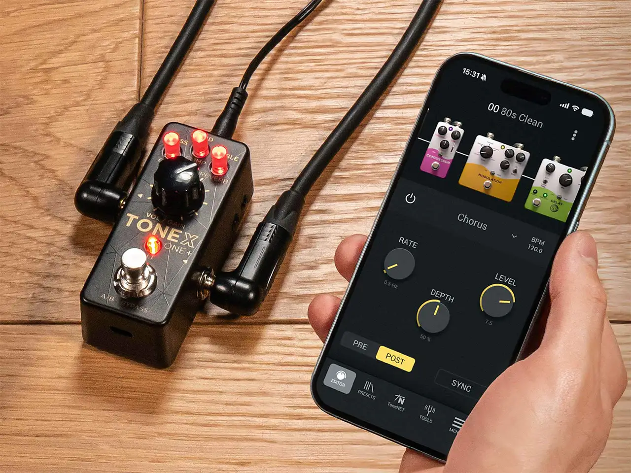 IK Multimedia TONEX ONE+- The Ultimate Wireless Mini Rig for iPhone and iPad