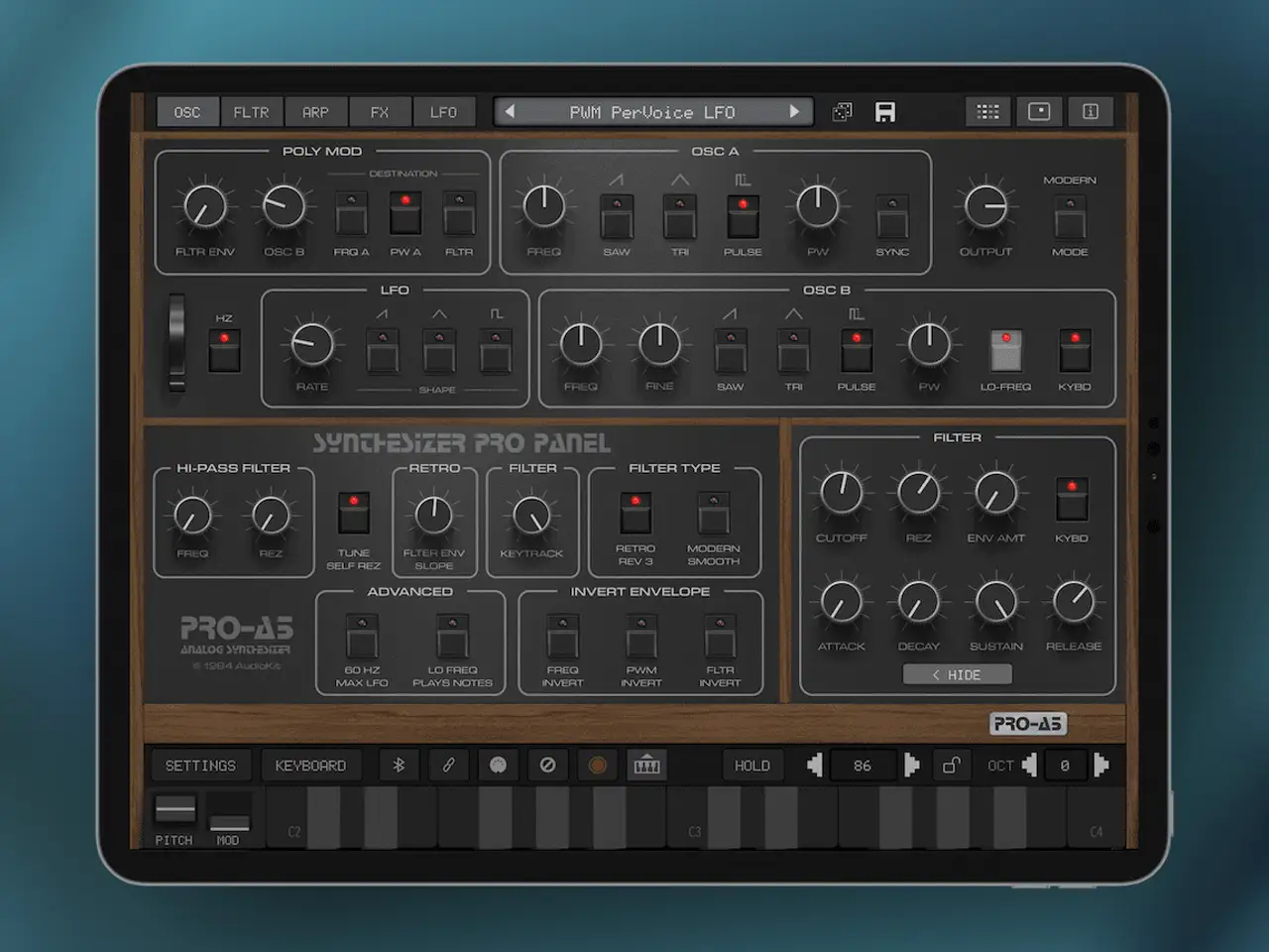 Pro A5 by AudioKit Screenshot